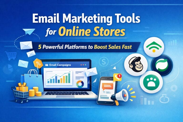 Best email marketing tools for ecommerce stores with automation workflows and sales analytics dashboard