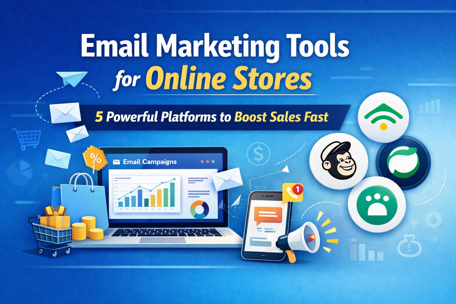Best email marketing tools for ecommerce stores with automation workflows and sales analytics dashboard