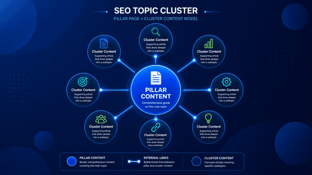 Building Topical Authority: How to structure your site using the Pillar-and-Cluster model.