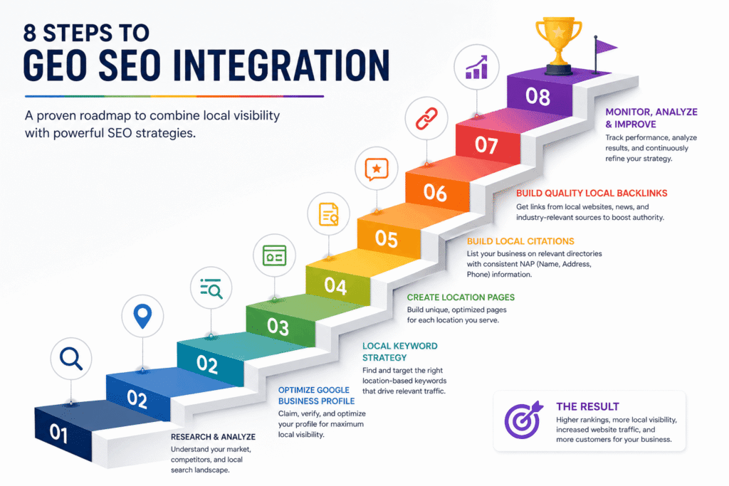 8 steps to geo SEO success